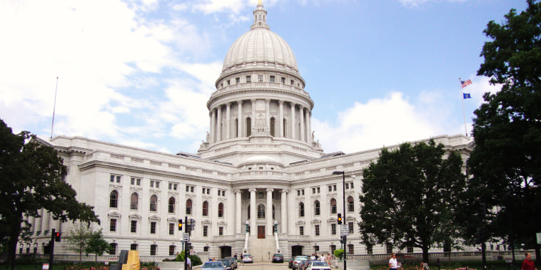 The Wisconsin State Capitol in Madison, Wis.
