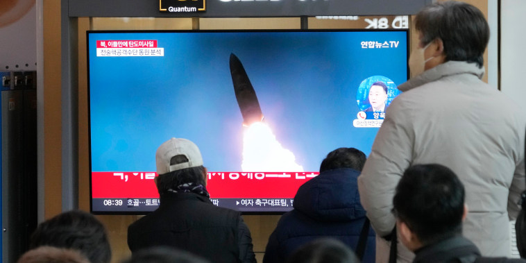 North Korea fired two short-range ballistic missiles toward Japan on Monday, its second weapons test in three days after it launched an intercontinental ballistic missile over the weekend.