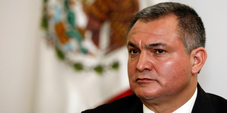 Mexico's Secretary of Public Safety Genaro García Luna in Mexico City on Oct. 8, 2010.