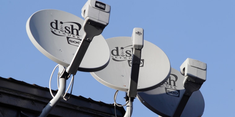 Dish Network satellite dishes.