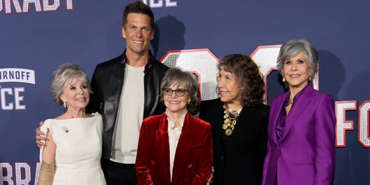 Image: Tom Brady, Sally Field, Lily Tomlin, Rita Moreno, Jane Fonda