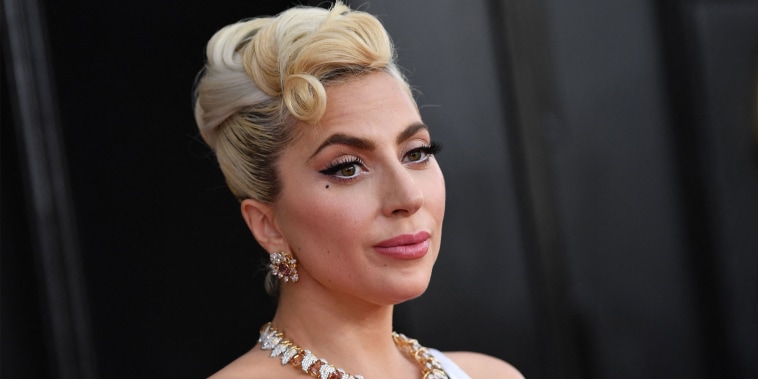 Lady Gaga at the 64th annual Grammy Awards at MGM Grand Garden Arena in Las Vegas on April 3, 2022. 