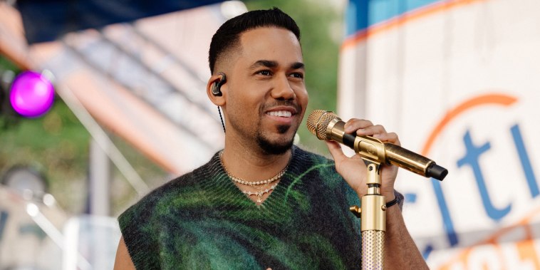 Romeo Santos performing on TODAY on July 22, 2022.