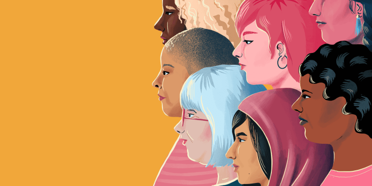 diverse group of women illustrated 