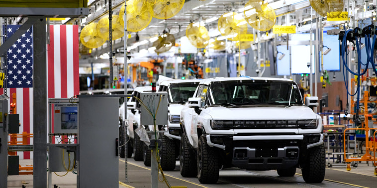 The General Motors' Factory ZERO all-electric vehicle assembly plant