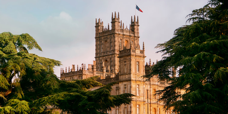 Highclere Castle in Berkshire, southern England is the location for the hit British TV series "Downton Abbey". 