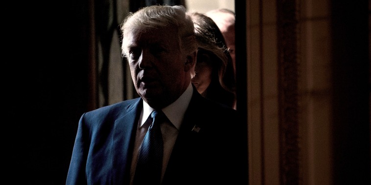 President Donald Trump in the White House