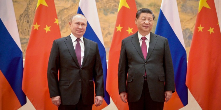 Russian President Vladimir Putin in Beijing