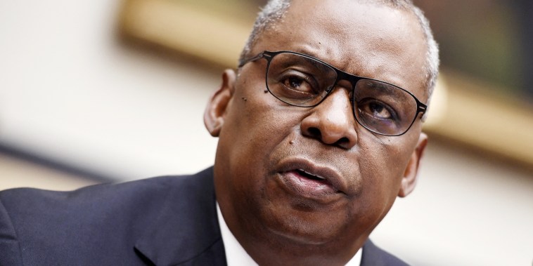 US Secretary of Defense Lloyd J. Austin testifies before a House Armed Services Committee hearing on the conclusion of military operations in Afghanistan at the Rayburn House Office building on Capitol Hill on September 29, 2021 in Washington, DC.