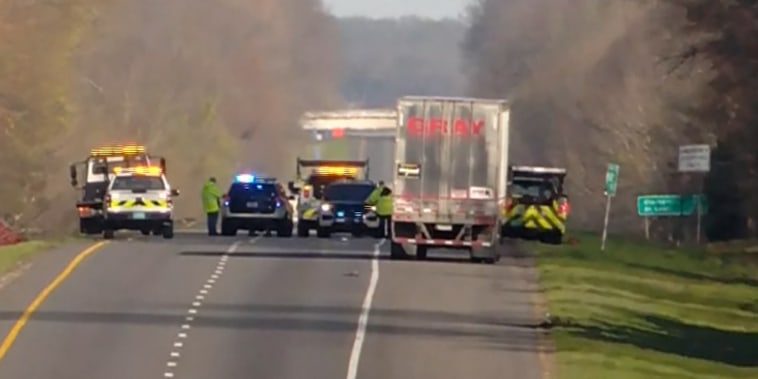 The Tennessee highway patrol is investigating a crash that killed six children and injured two adults early March 26, 2023.