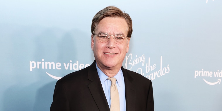 Aaron Sorkin attends the premiere of Amazon Studios' "Being The Ricardos" at Academy Museum of Motion Pictures on December 06, 2021 in Los Angeles, California.