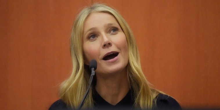 Gwyneth Paltrow testified during her trial on March 24, 2023, in Park City, Utah.