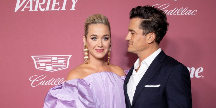 Katy Perry y Orlando Bloom en el evento Power of Women 2021, de la revista Variety.