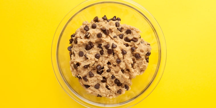 Bowl of Chocolate Chip Cookie Dough