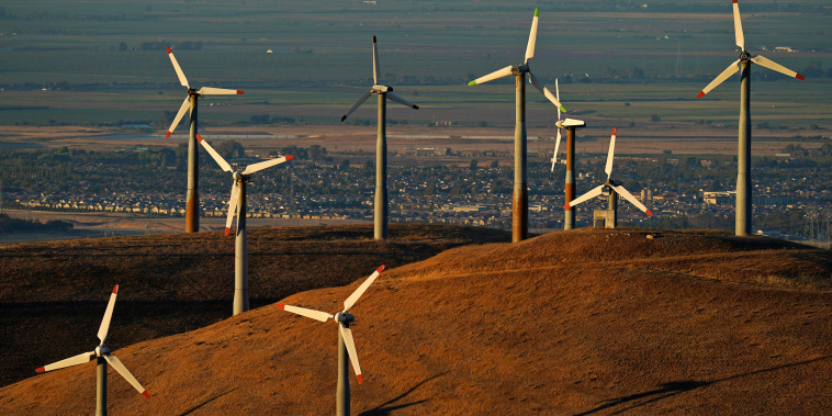 Wind turbines in Livermore, Calif.