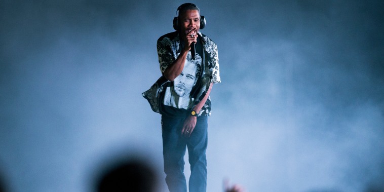 Frank Ocean performs at The Parklife Festival in England in 2017.
