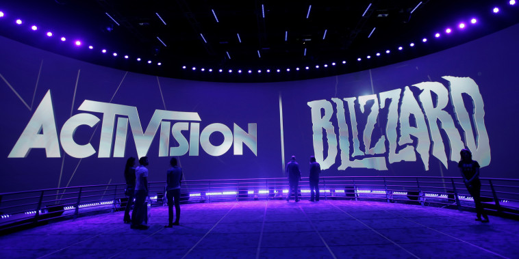 The Activision Blizzard Booth at the Electronic Entertainment Expo in Los Angeles.