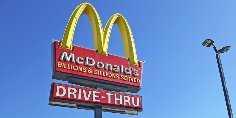 McDonald's sign.