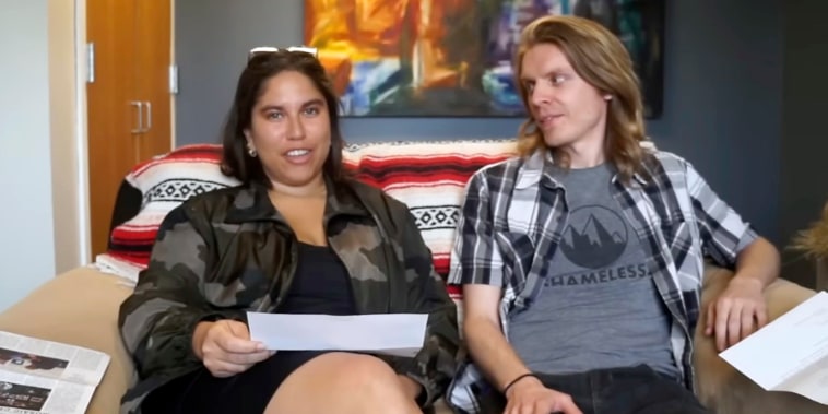 Raegan Zelaya, left, and Shua Wilmot during an interview