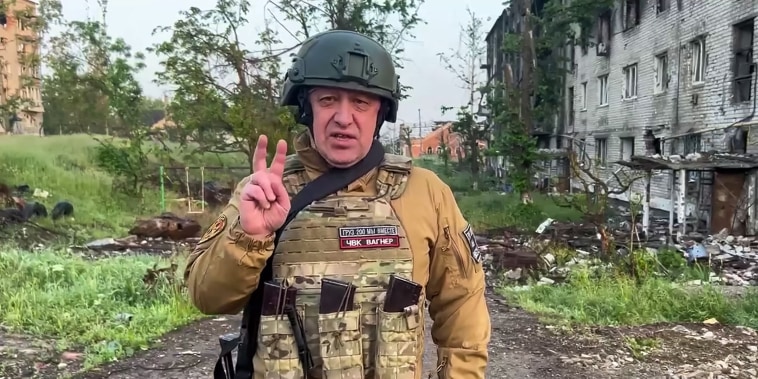 The head of Russia's Wagner mercenary group chief said on May 25, 2023 his troops had started transferring their positions in the flashpoint eastern Ukraine town of Bakhmut to the Russian military.