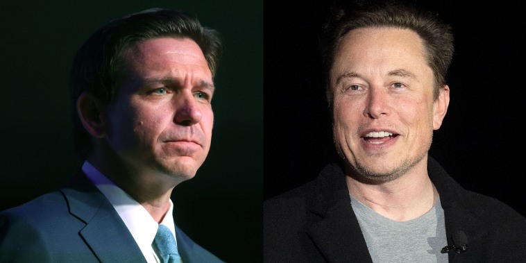 Ron Desantis and Elon Musk.