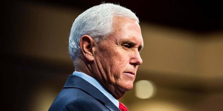 Former Vice President Mike Pence in Washington on Oct 19, 2022.