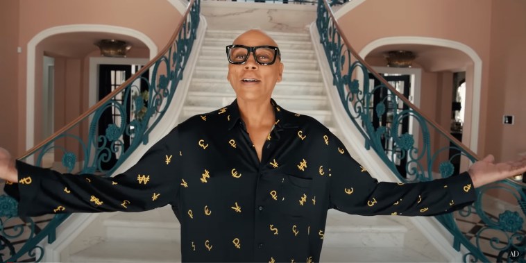 Rupaul shows off their mansion