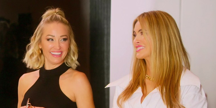 Mary Fitzgerald and Chrishell Stause in season 5 of "Selling Sunset."