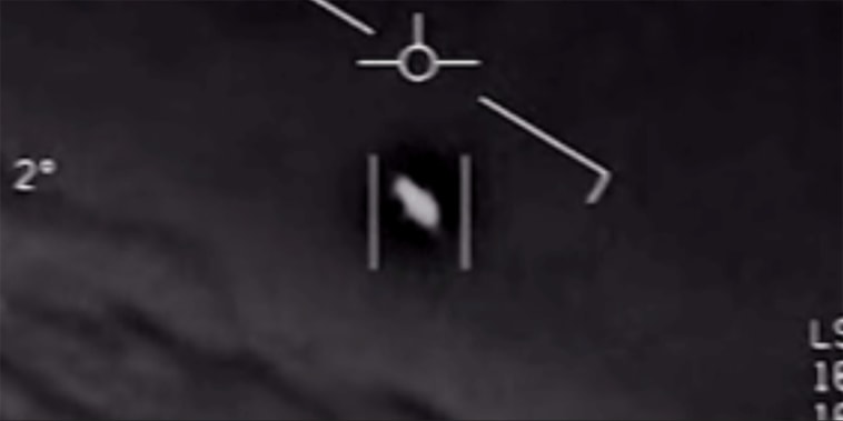 Image: An unidentified aerial phenomenon in a U.S. military video.