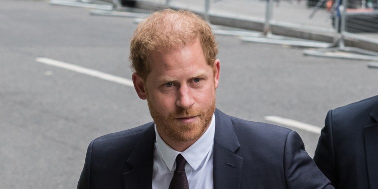 Prince Harry at the High Court in London