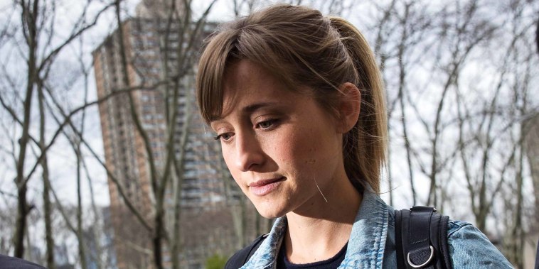 Actress Allison Mack Appears In Court Over Case Involving Alleged Sex Cult