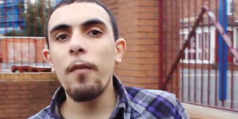 Abdel-Majed Abdel Bary in a screenshot from an undated video.