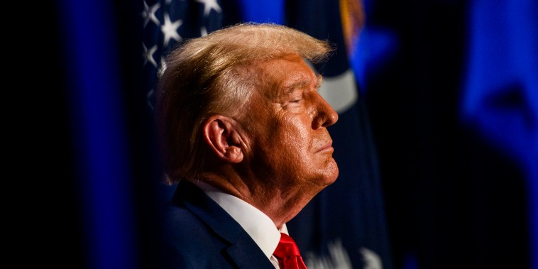 Former President Donald Trump in Columbia, S.C., on Aug. 5, 2023.