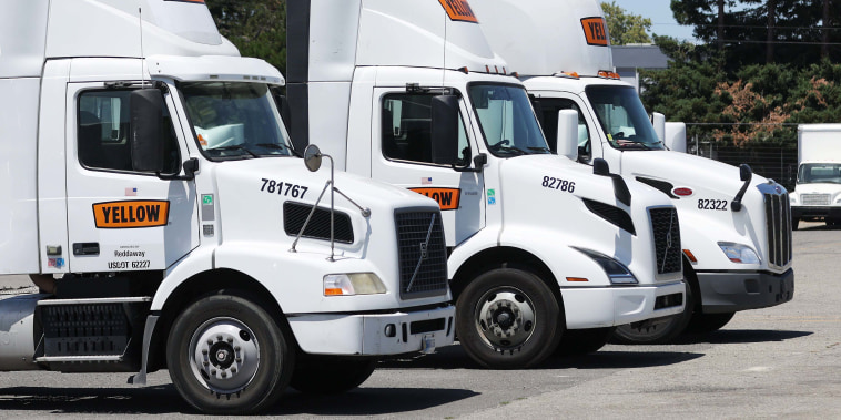 Yellow Corp. Trucking Company Shuts Down, Leaving 30,000 Without Jobs