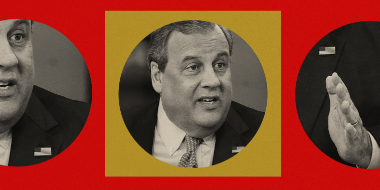 Photo illustration of former New Jersey Governor Chris Christie.