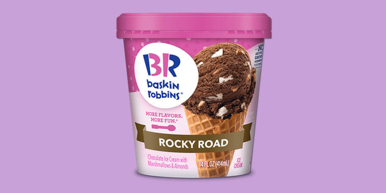 Baskin Robbins’ Rocky Road ice cream: a flavor at the center of a beef-based controversy.