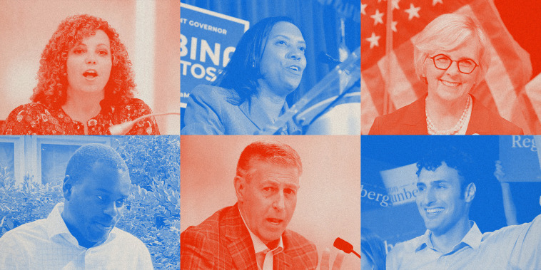 3x3 grid of Celeste Maloy, Becky Edwards, Bruce Hough, Sabina Matos, Gabe Amo, and Aaron Regunberg