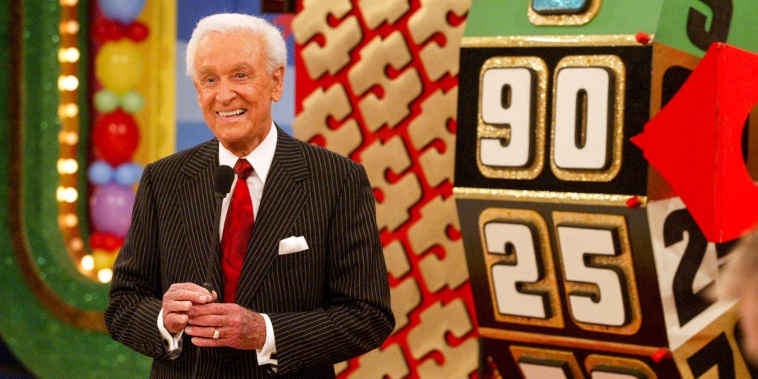 Bob Barker hosting "The Price is Right" on June 9, 2005.