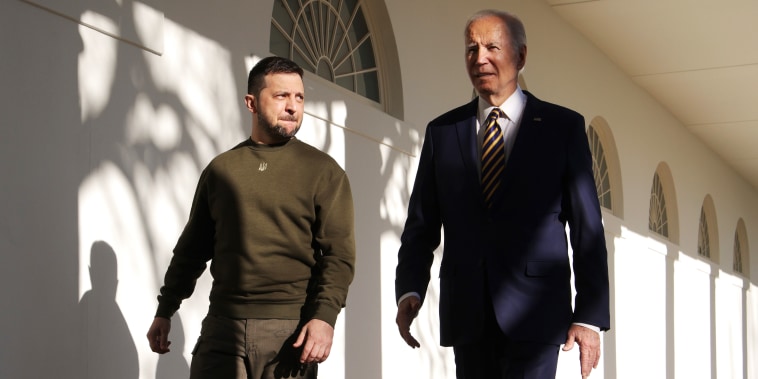 President Biden Welcomes President Of Ukraine Volodymyr Zelensky To The White House