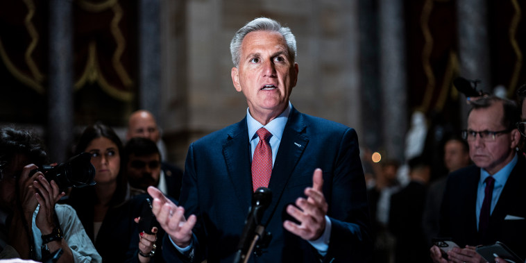House Speaker Kevin McCarthy.