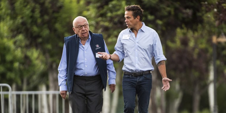 Rupert Murdoch and Lachlan Murdoch