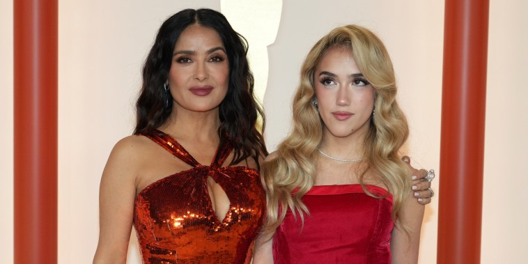 Salma Hayek and Valentina Paloma Pinault at the 95th Academy Awards on March 12, 2023 in Hollywood.