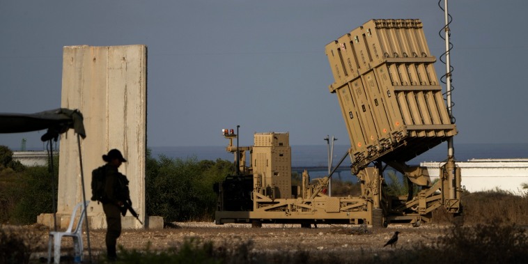 A battery of Israel's Iron Dome defense missile system