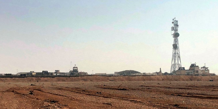 Image: The al-Tanf military outpost in southern Syria in 2018.