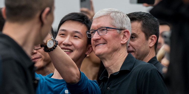 Apple CEO Tim Cook Sightings In Chengdu