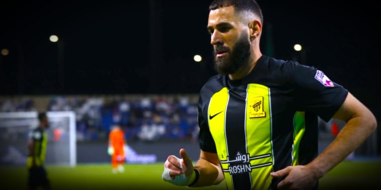 Karim Benzema, delantero del Al-Ittihad de Arabia Saudí.