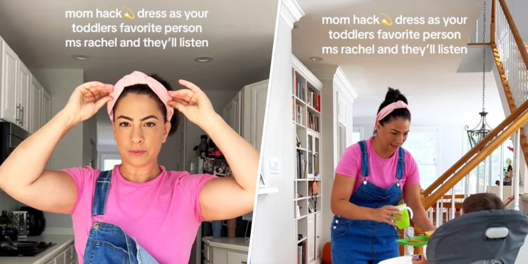 Moms are dressing up as Ms. Rachel on Halloween