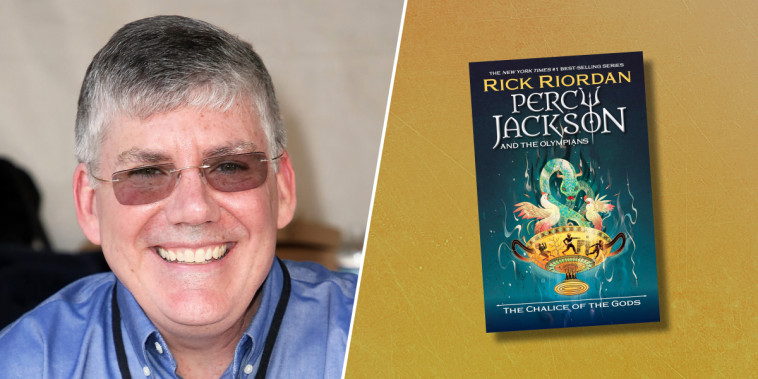 Rick Riordan / 'The Chalice of the Gods' book cover.
