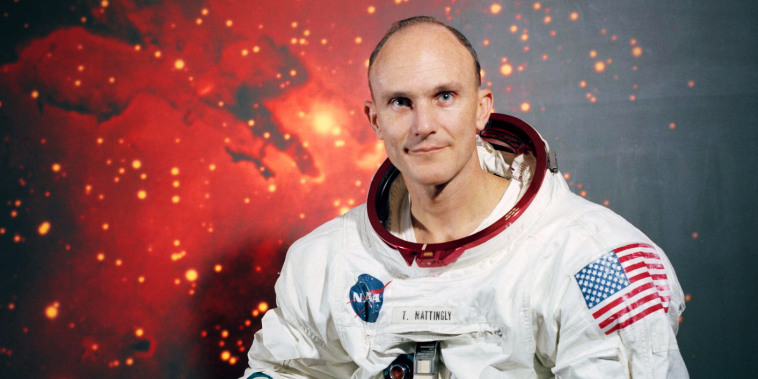 NASA astronaut Thomas K. Mattingly II in 1969.