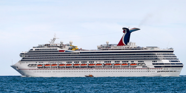 The Carnival Glory cruise ship.